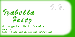 izabella heitz business card